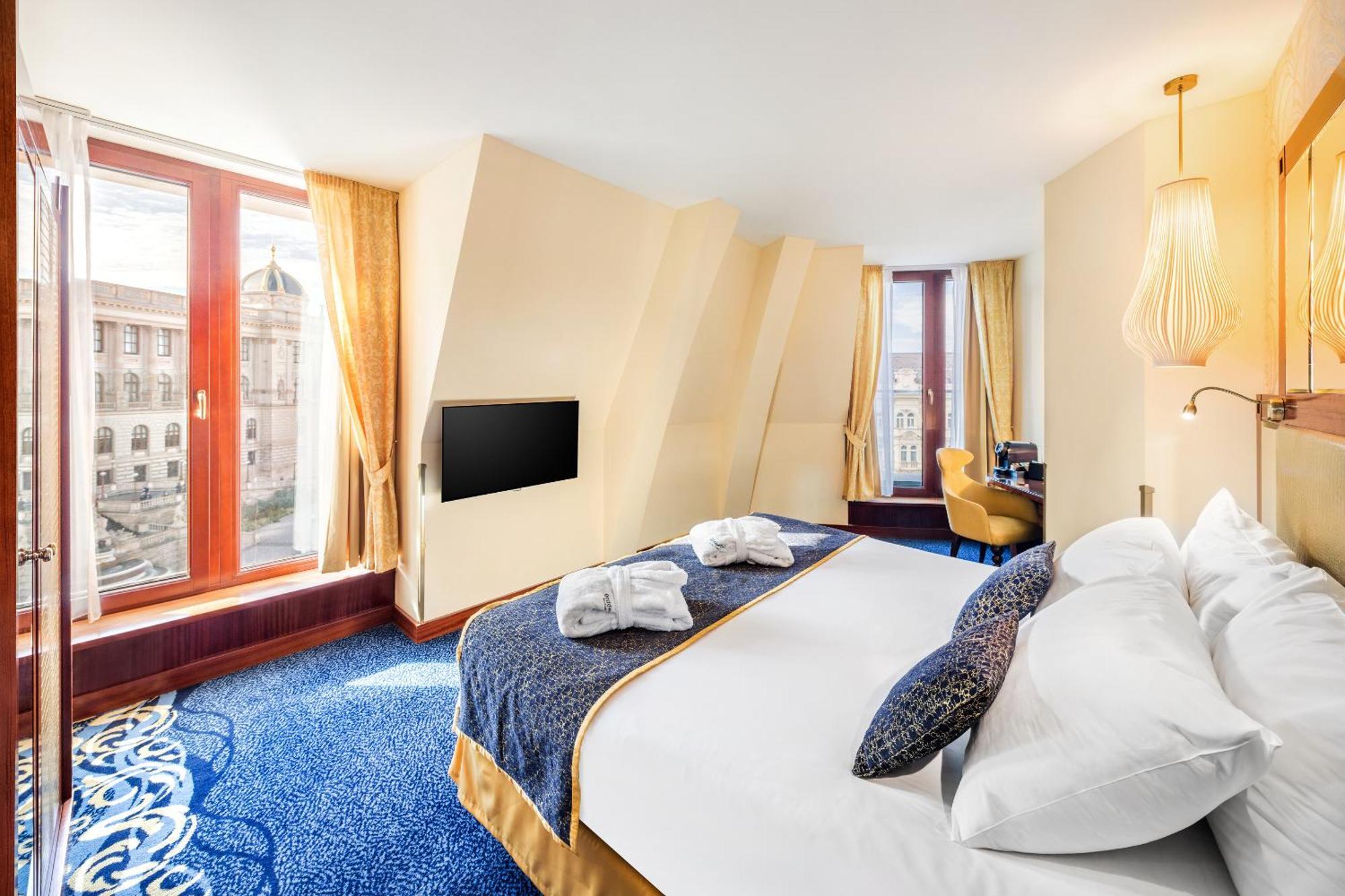 Occidental Praha Wilson Hotel Exterior foto A room at the hotel