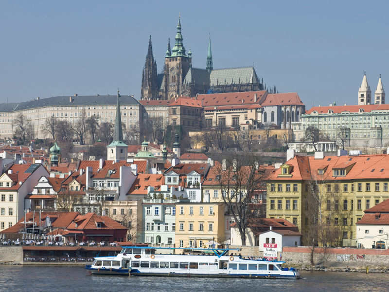 Occidental Praha Wilson Hotel Exterior foto The Vltava River in Prague